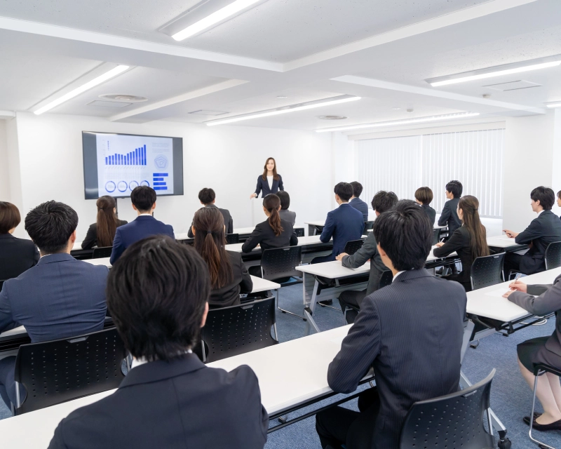 独り立ちした社員の様子